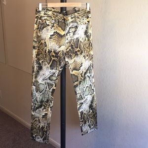 Snake Print Pants